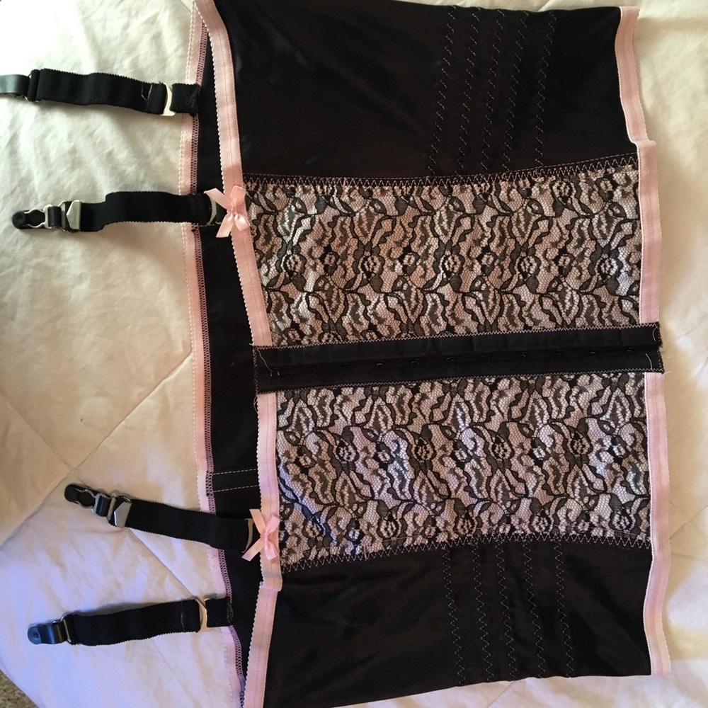 Rago vintage style waist cincher garter belt
